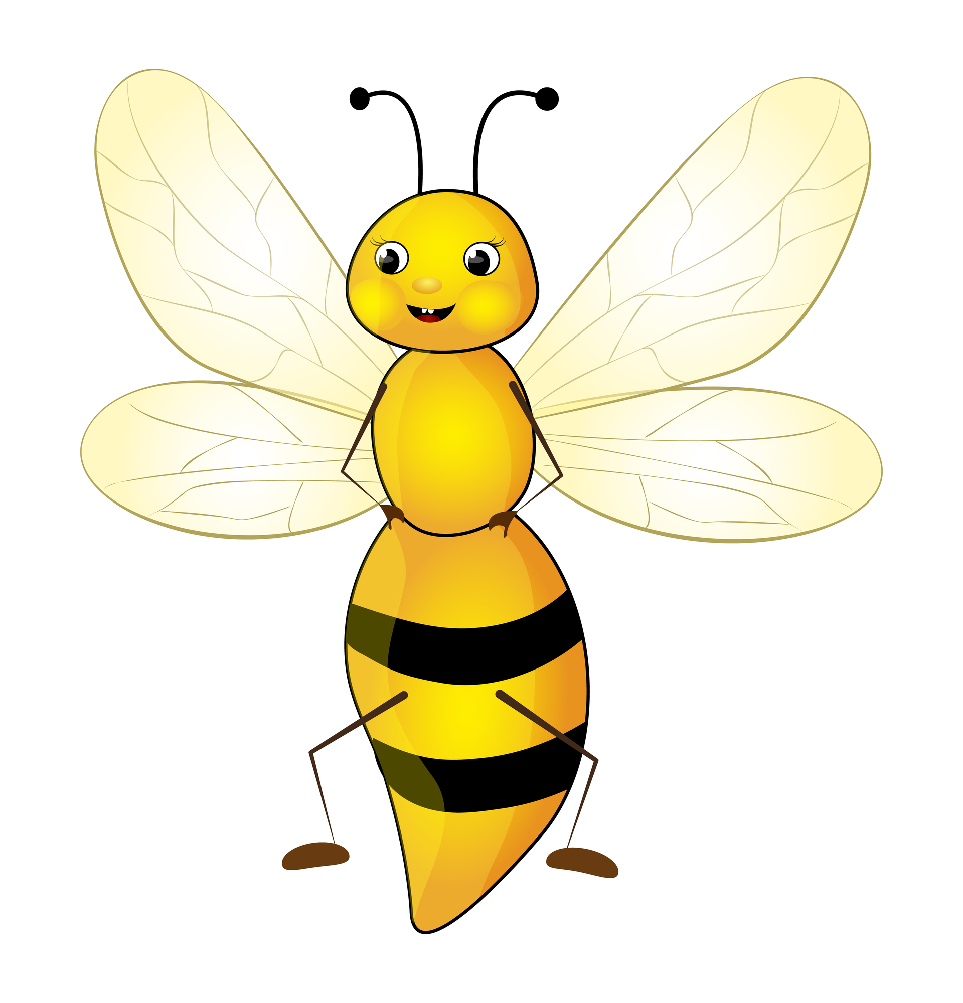 Smiling bee