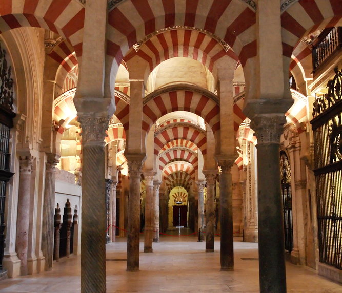 Pillars and columns of Cordoba Mosque