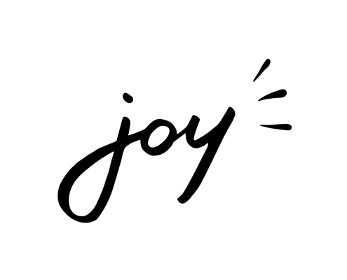 The word "Joy"