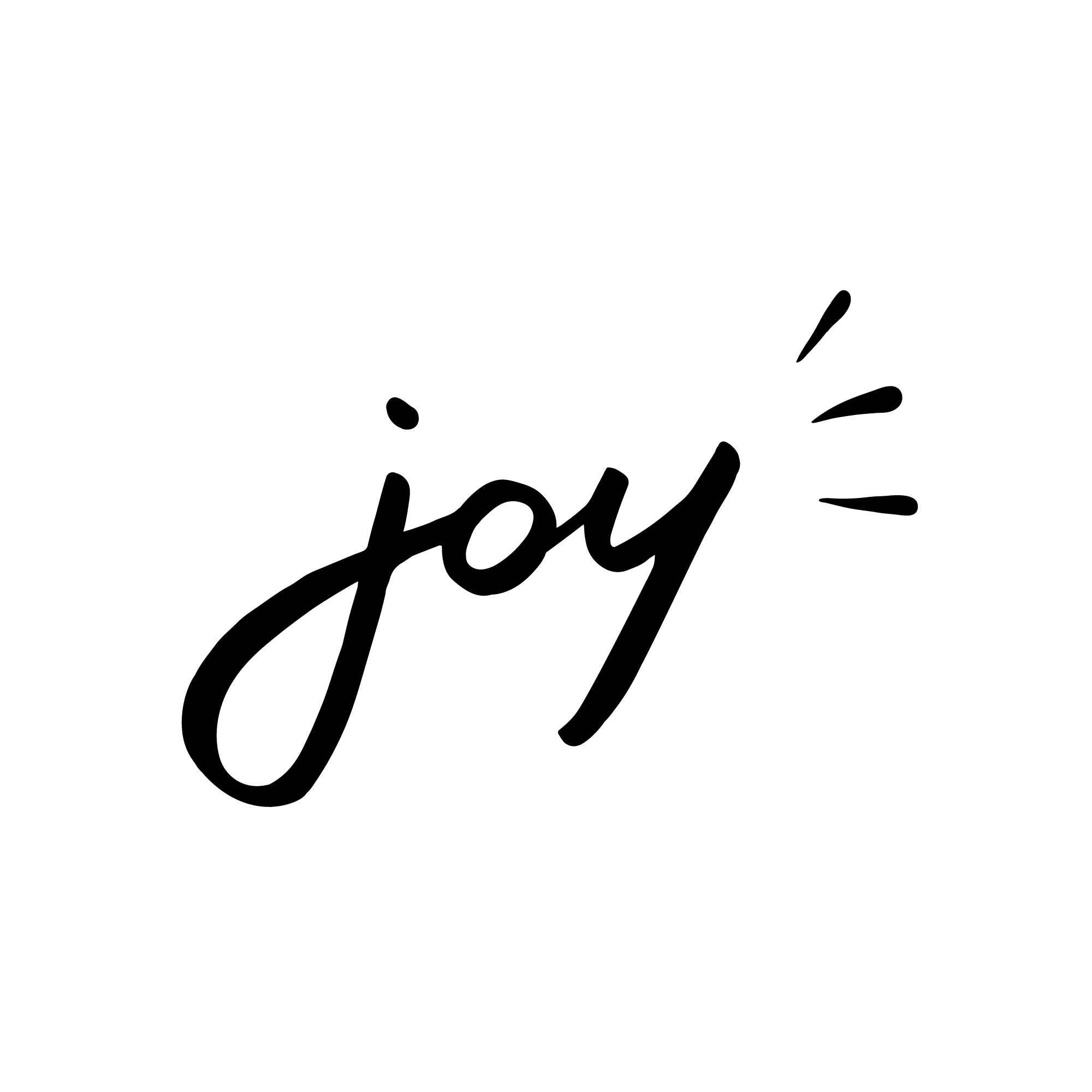 The word "Joy"